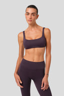 COSMIC DEEP PLUM KARE YAKA BRA