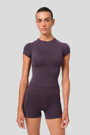 COSMIC DEEP PLUM YARIM KOL TİŞÖRT