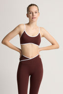 GINCHY KAHVERENGİ İNCE ASKILI BRA