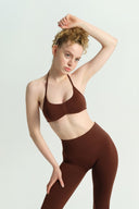 ETERNAL BLOOM KAHVERENGİ BÜZGÜLÜ BRA