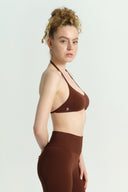 ETERNAL BLOOM KAHVERENGİ BÜZGÜLÜ BRA