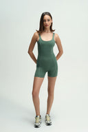 ETERNAL BLOOM YEŞİL SIRT DEKOLTE TULUM