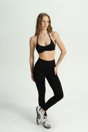 ETERNAL BLOOM SİYAH TAYT