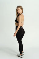 ETERNAL BLOOM SİYAH TAYT