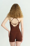 ETERNAL BLOOM KAHVERENGİ ŞORT