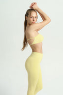 GLOW 'N FLOW BUTTER YELLOW STRAPLEZ BRA
