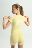 GLOW 'N FLOW BUTTER YELLOW CROP