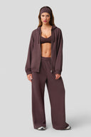 LOUNGEWEAR ESPRESSO WIDE LEG EŞOFMAN