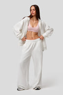 LOUNGEWEAR BEYAZ WIDE LEG EŞOFMAN