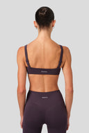 COSMIC DEEP PLUM KARE YAKA BRA