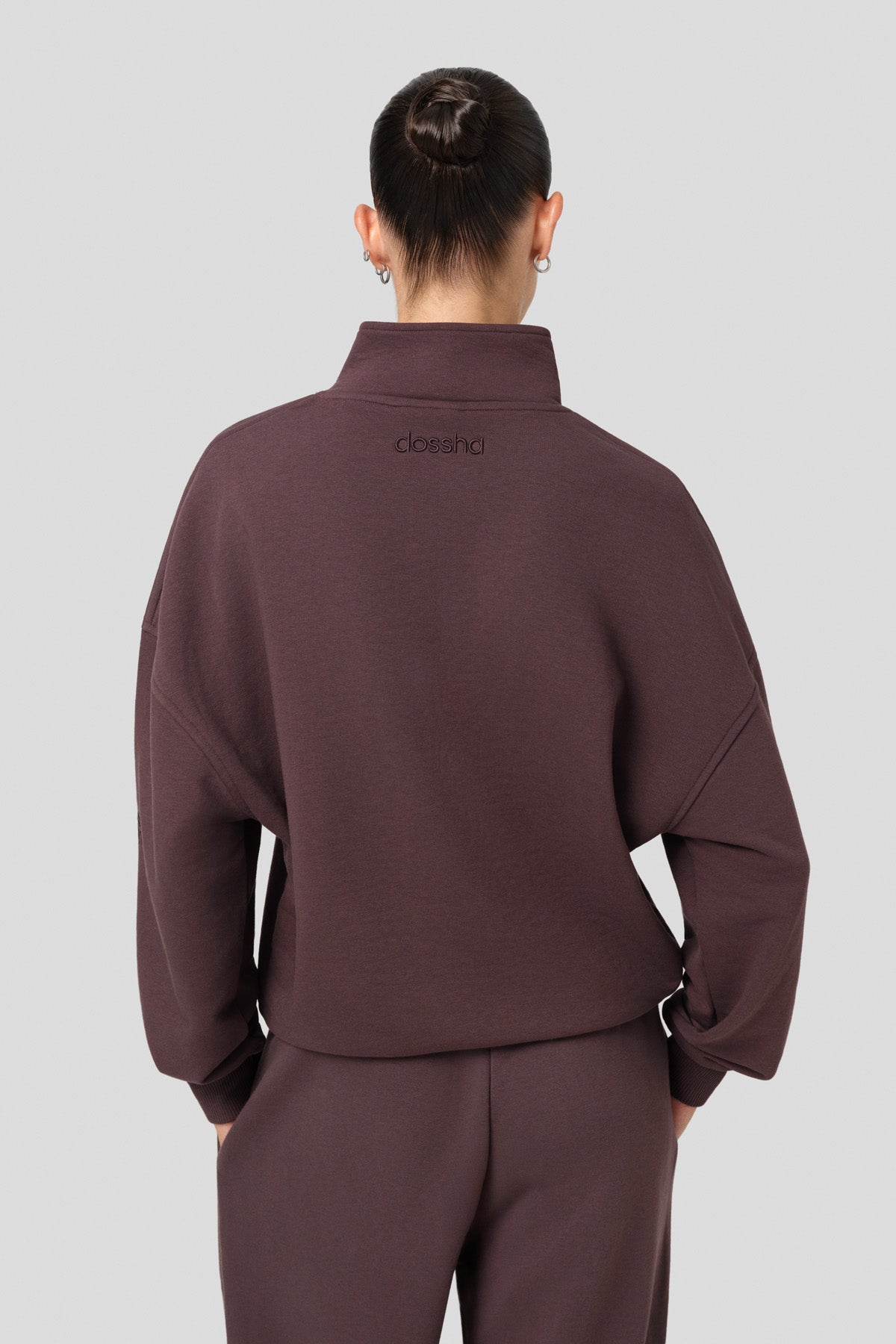 ESPRESSO RELAXED YARIM FERMUARLI SWEATSHIRT