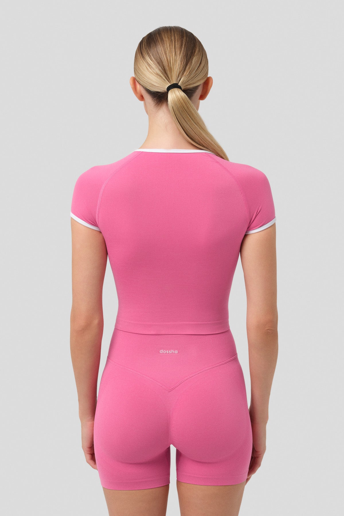 SoftHold™ Biyeli Crop Tişört