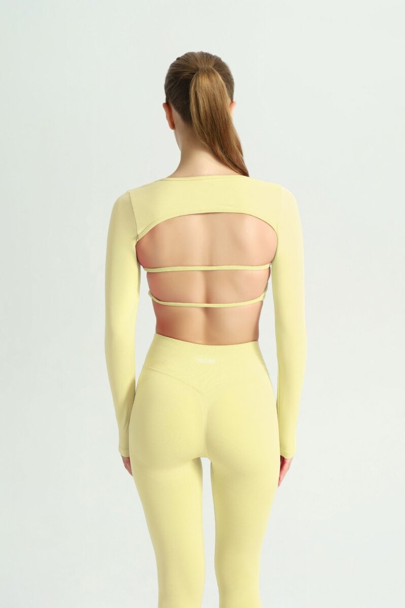 GLOW 'N FLOW BUTTER YELLOW BOLERO - 2