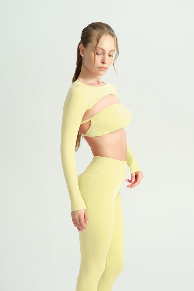 GLOW 'N FLOW BUTTER YELLOW BOLERO - 3