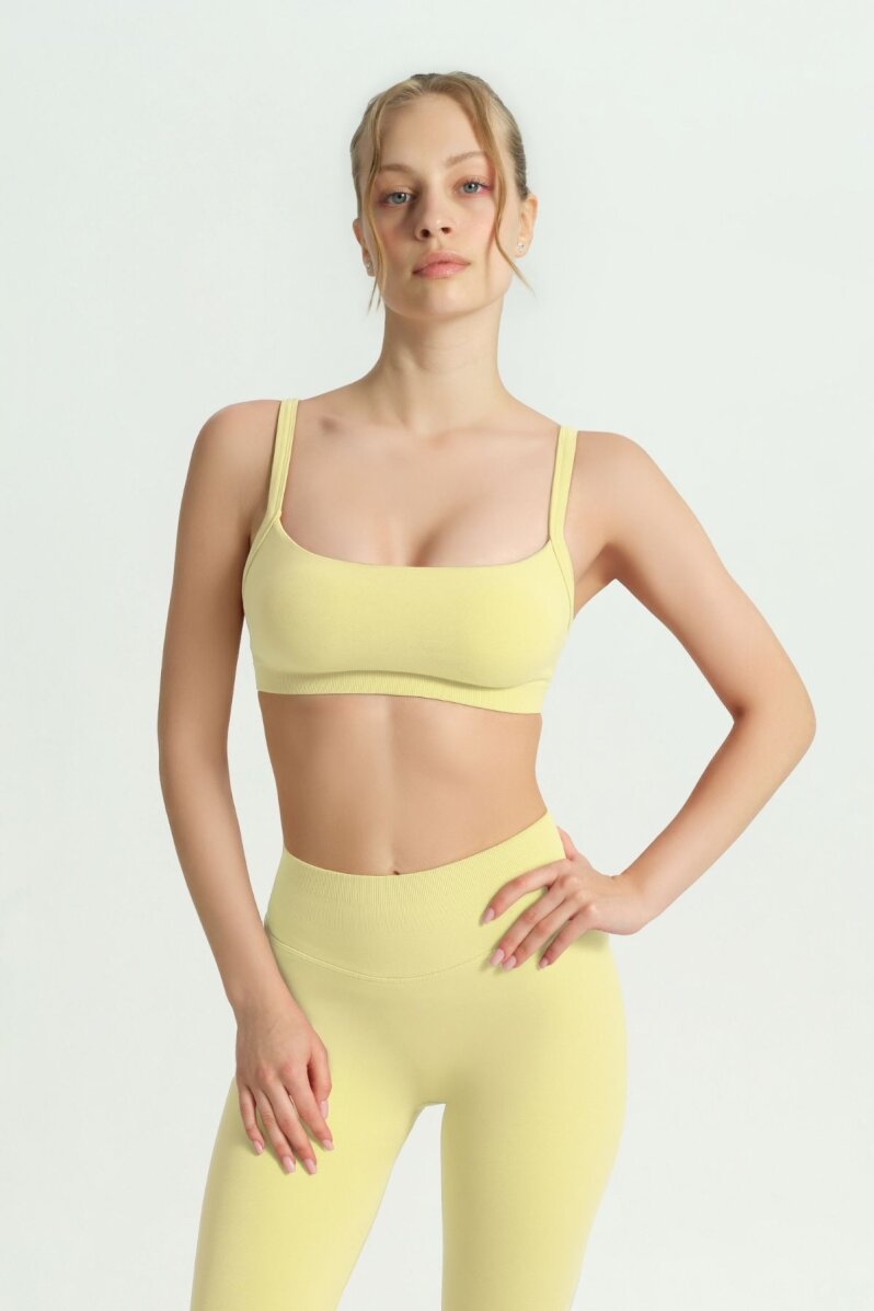 GLOW 'N FLOW BUTTER YELLOW BRA - 1