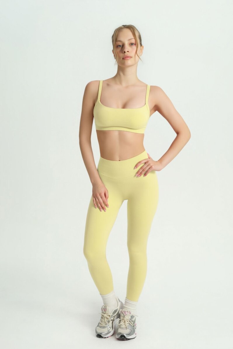 GLOW 'N FLOW BUTTER YELLOW BRA - 3