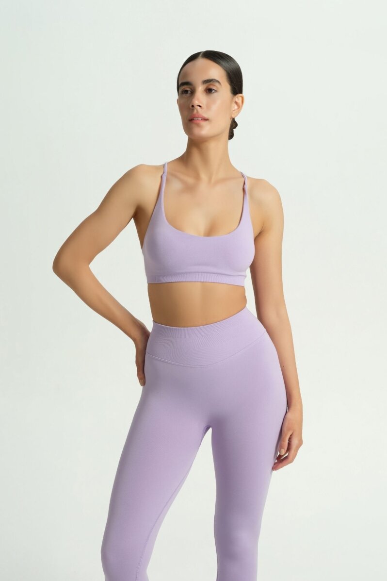 GLOW 'N FLOW LİLA ÇAPRAZ ASKI BRA - 1