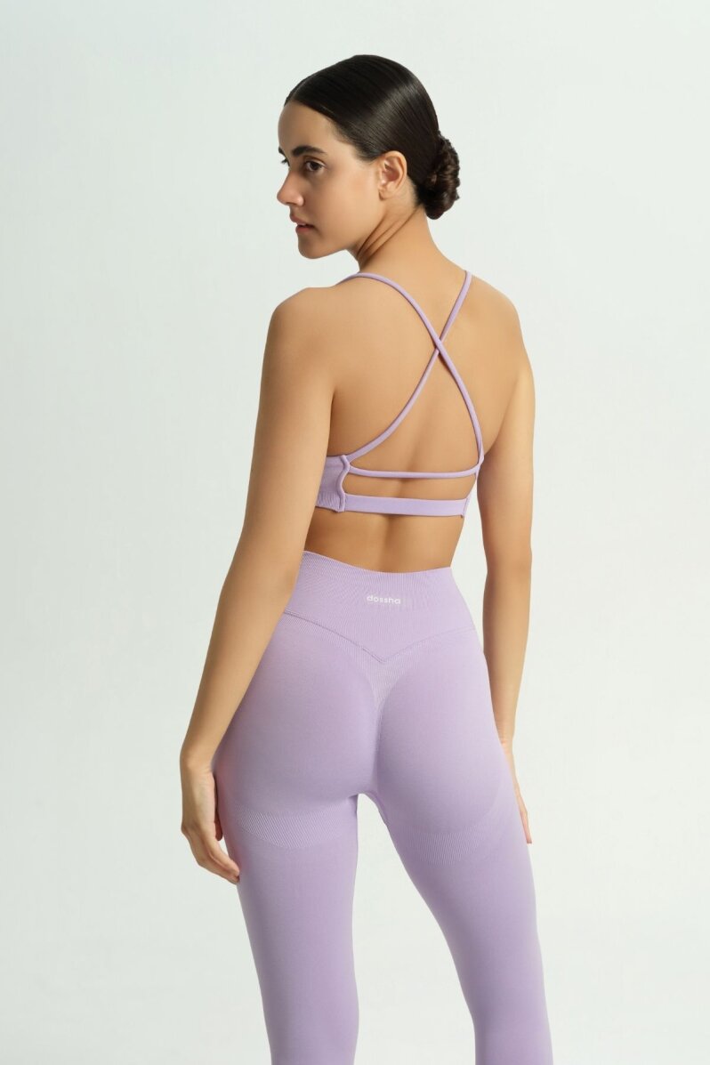 GLOW 'N FLOW LİLA ÇAPRAZ ASKI BRA - 2