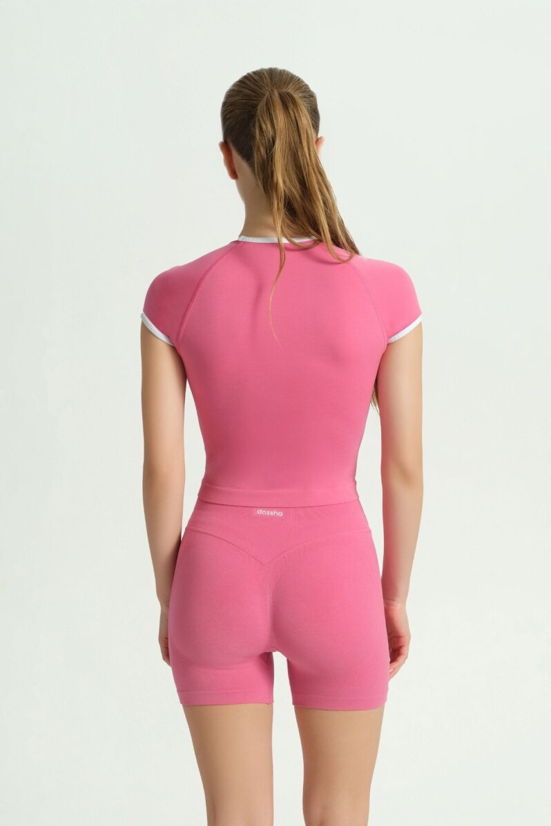 GLOW 'N FLOW PEMBE BİYELİ CROP - 3